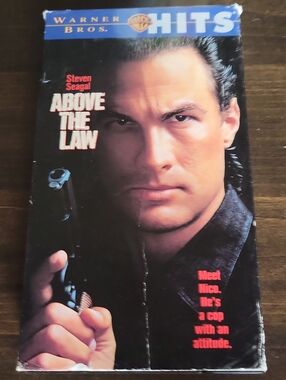 Warner Bros. Hits: Above the Law Steven Seagal VHS - Black